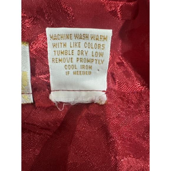 Victoria's Secret Vintage Red Floral Robe Gold Label - Picture 7 of 7